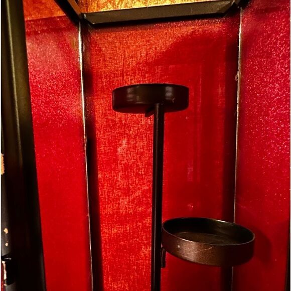 Vintage PartyLite Moroccan Spice Lantern Candle Rare Retired Antique Bronze NIB - Picture 2 of 16